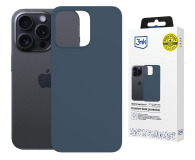 Etui do telefonów 3MK Hardy MagSilicone Royal Blue do iPhone 15 Pro 5903108661553